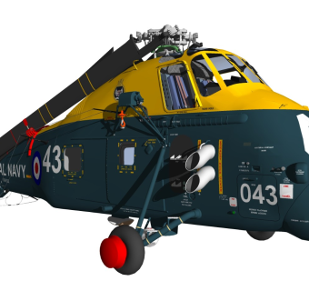 超精细直升机模型 Helicopter (6)